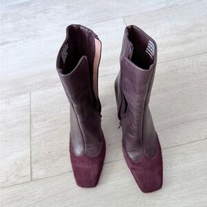 Steve Madden Burgundy Heeled Boots